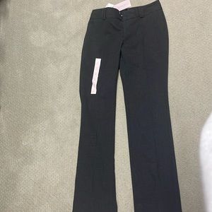 Grey straight leg banana republic trousers